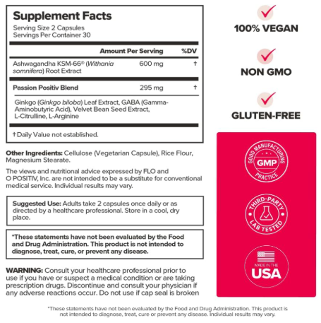 O Positiv URO Vaginal Moisture & Mood Supplement – Women’s Wellness Support Formula UAE
