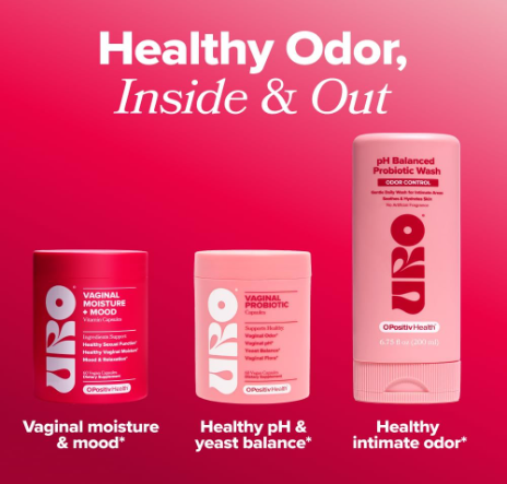 O Positiv URO Vaginal Moisture & Mood Supplement – Women’s Wellness Support Formula UAE
