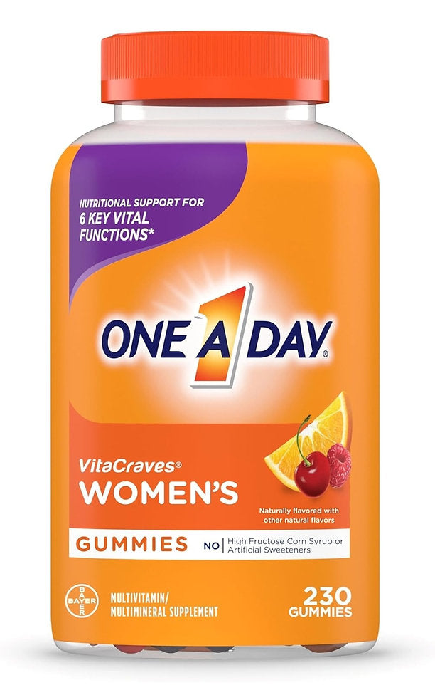 One A Day Women’s Multivitamin Gummies – Daily Vitamin Supplement for Women in UAE