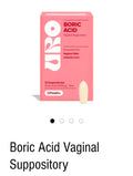 URO BORIC ACID VAGINAL SUPPORTORIES