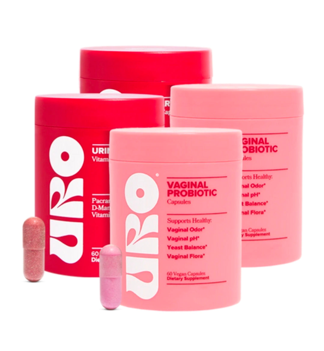 URO VAGINAL PROBIOTICS & Urinary Tract Capsules.  2x2 pcs.
