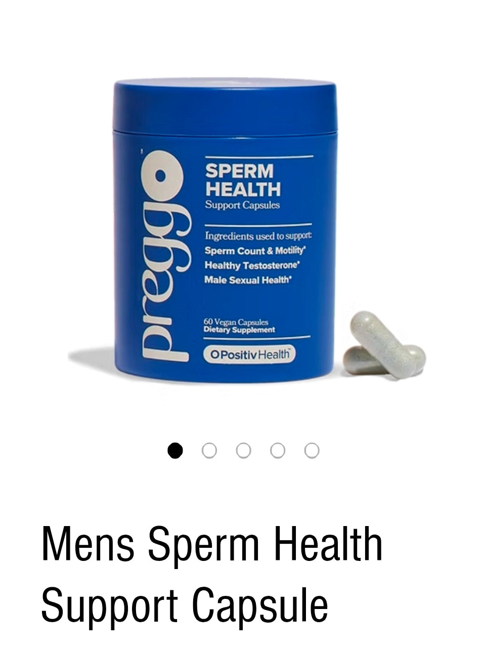 Men Sperm Health Supplements capsules 30 Serving .